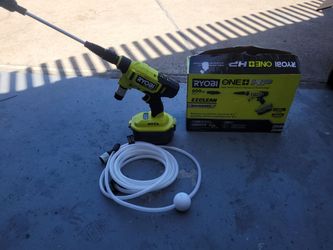 Ryobi 18v Brushless 600psi power cleaning