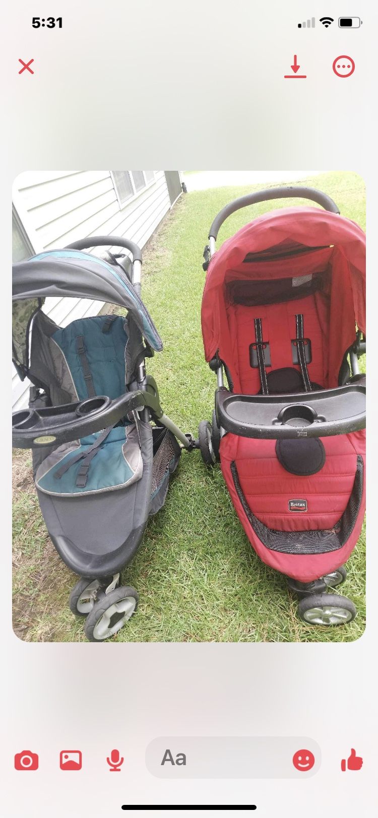 Baby Stroller $40 Each 