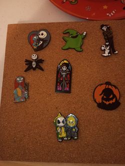 Nightmare Before Christmas Enamel Pin Set