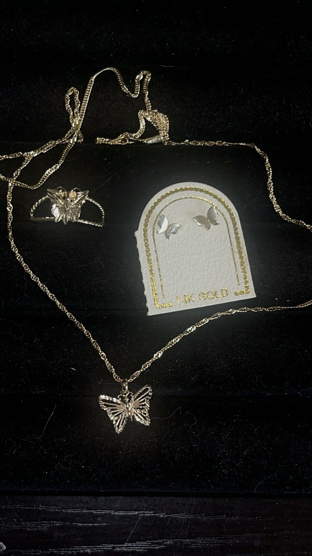 Butterfly Gold Set 