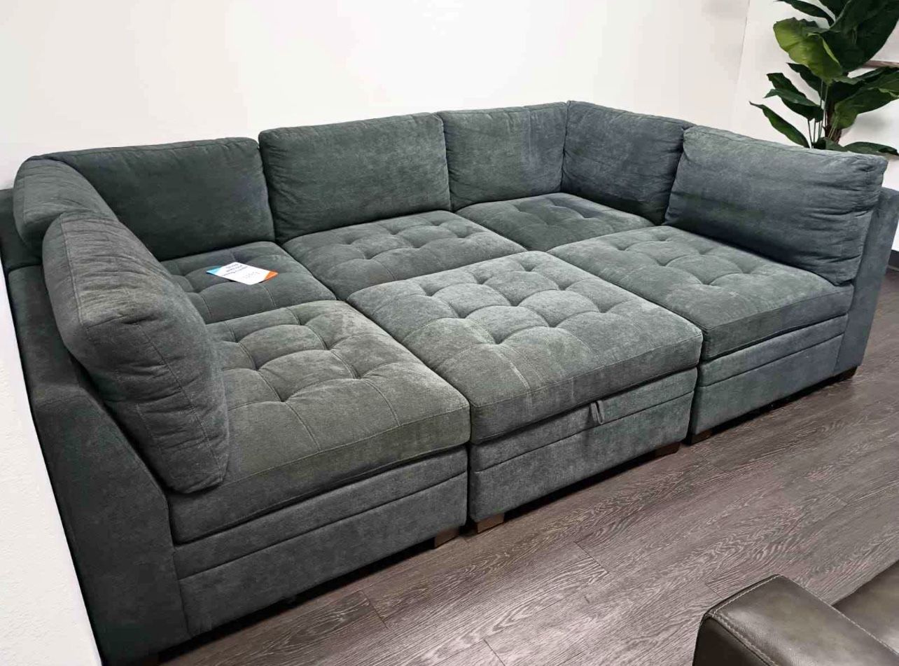 Thomasville Modular Sectional- Gray