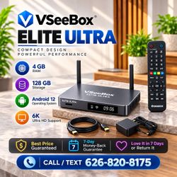 VSEEBOX A+ Vseebox VSEEBOX V6 MAX V6 Plus VSEE BOX Vsee Box VSEE BOX SUPERBOX Superbox SUPERBOX S6 S7 S8 PRO MAX ULTRA -- New