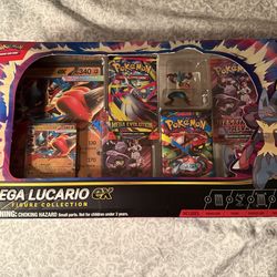 Mega lucario ex figure collection