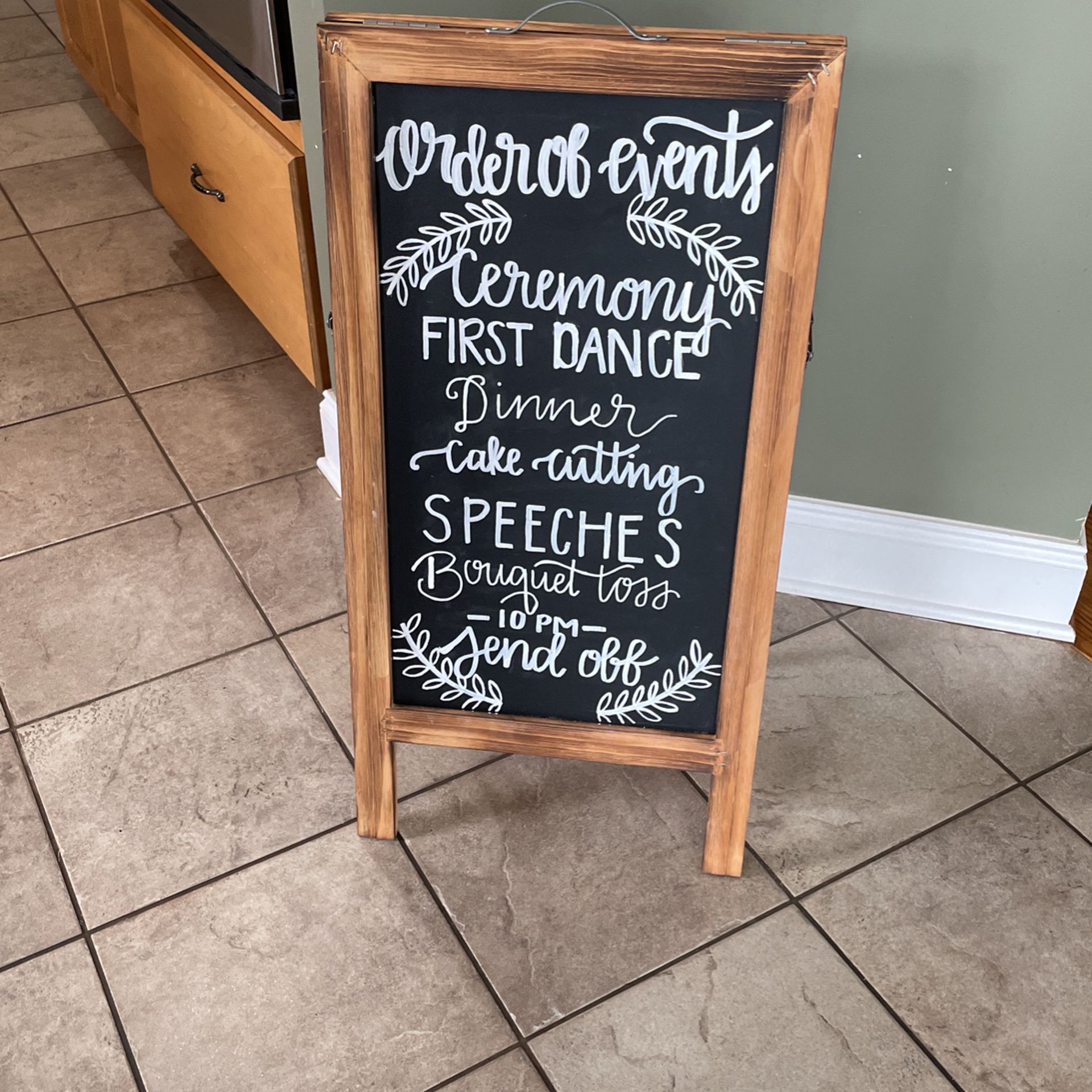 Wedding Sign Of Events