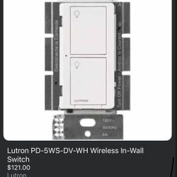 BARGAIN $55: Lutron Caséta PRO Smart Switch (No Neutral Req.)