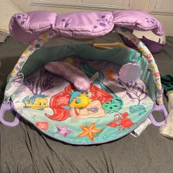 Little Mermaid Tummy Time May