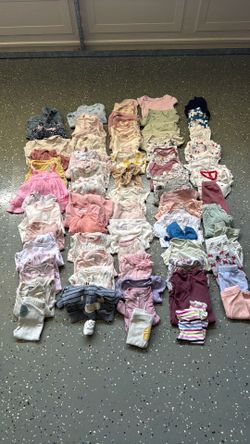 Baby clothes 3-6 mo and 6-9 mo
