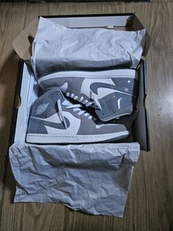 Nike Air Jordan 1 Mid SE AJ1 Cool Grey Men Casual Shoes Sneakers HF3216-100 10/5