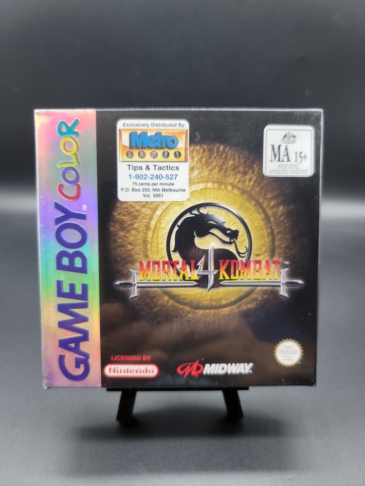Gameboy Color PAL Mortal Kombat 4 ( New / Sealed )