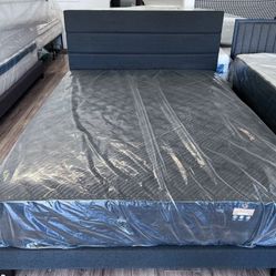 New Extra Firm Black Hybrid 12” Inch Firm Supreme Mattress ⭐️ Finance With $0 Down ⭐️ Shop Now Pay Later ⭐️