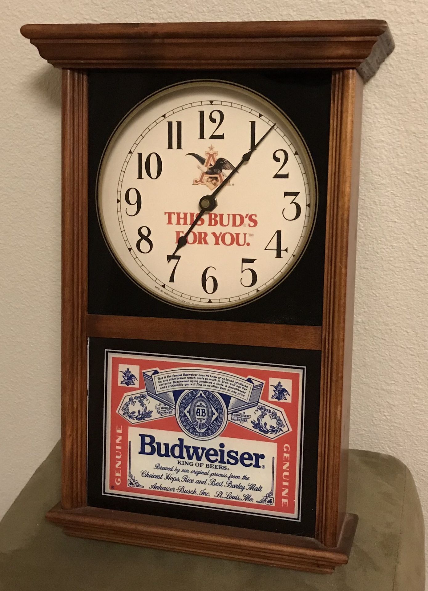Vintage Budweiser Clock for Sale in Arlington, TX OfferUp