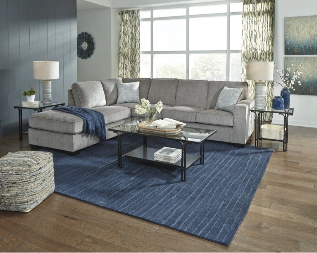 Altari Alloy LAF Full Sleeper Sectional& Ottoman