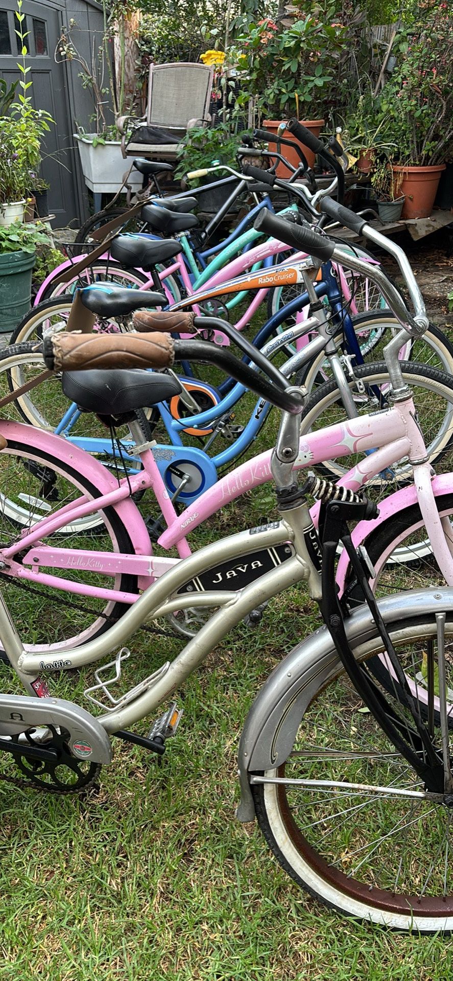 BEACH CRUISERS FROM $35 Up To $70 I Have Two 24” wheels For 5’ Rider