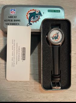 Miami Dolphin Unisex Adult’s Sports Fan Watches