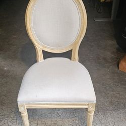 White Upholstered Chair