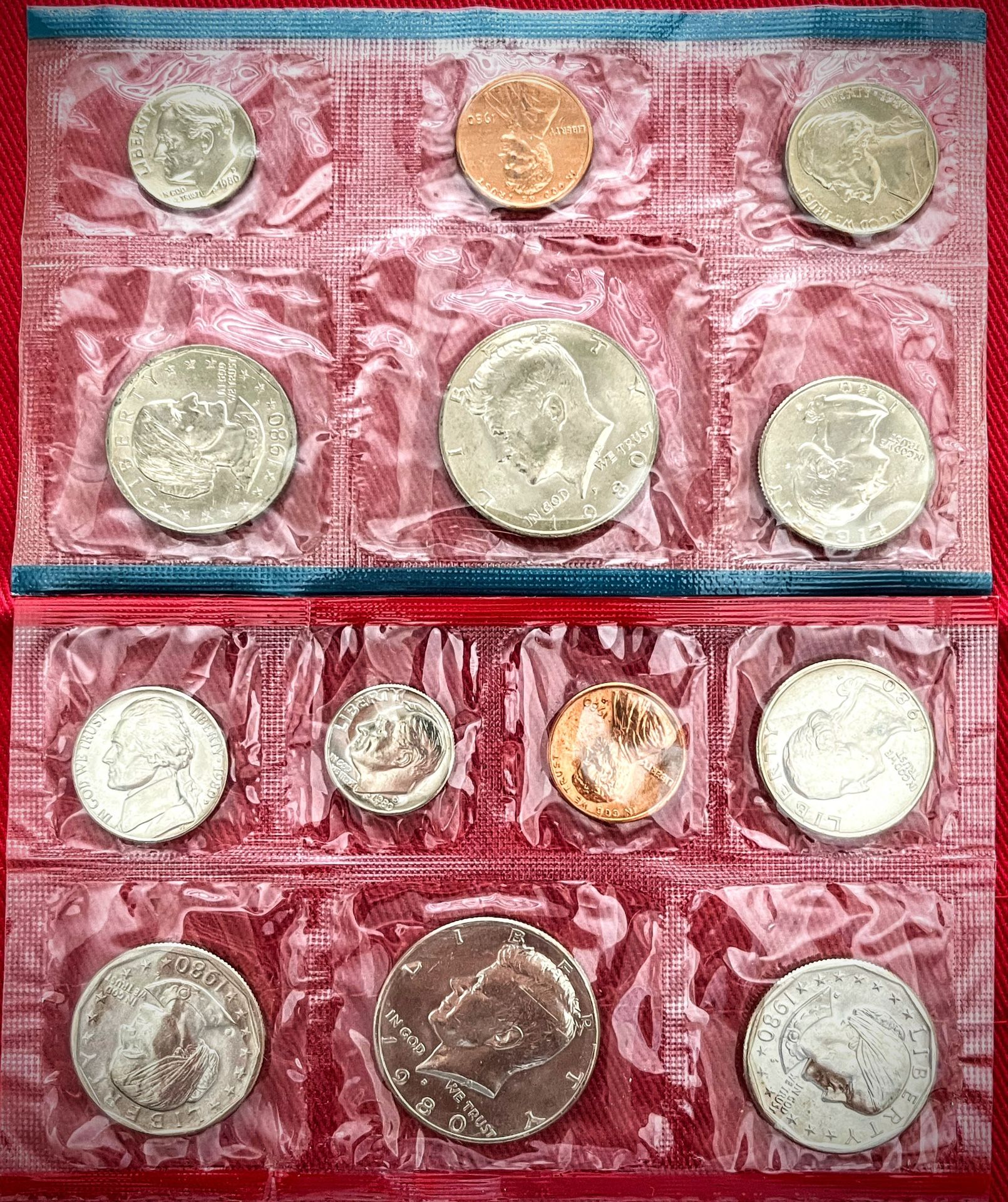 1980 P, D & S UNCIRCULATED MINT SET