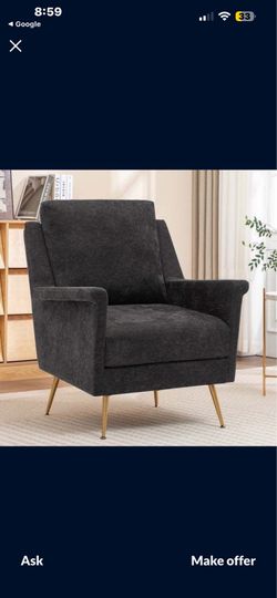 Perfect Size: Comfy Living Room Chair with overall dimensions of 29.5"W × 35.4"D × 35"H and seat size of 21.65"W × 19.69"D; seat height 18.9"H. Compac