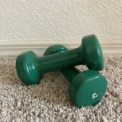 Neoprene Dumbbells / Free Weights (3lbs Each)