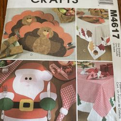 McCall’s Crafts Pattern Holiday Decor Uncut NEW