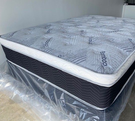 Cal King Euro Bamboo Pillow Top!!