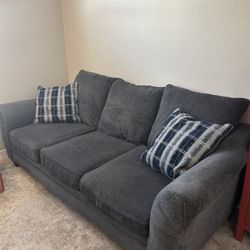 Couch, Chair And Half, And Ottoman