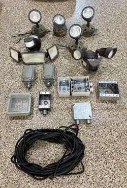 Lights / 50 Ft HDMI Cable / Electrical Boxes