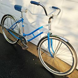 Beautiful Single Speed HIAWATHA 26" White Wall Fat Tire Cruiser Bike