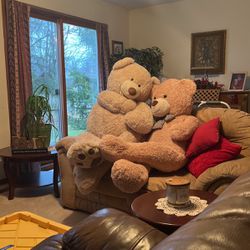 2 Large Teddy Bears