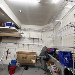 ClosetMaid Garage Shelving – Bulk Set (18 Shelves + Brackets)