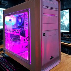 Ryzen 2600x "Pink Dream" FAST Gaming PC - RTX 2070, 16GB RAM, SSD, 1TB, Kbd & Ms!