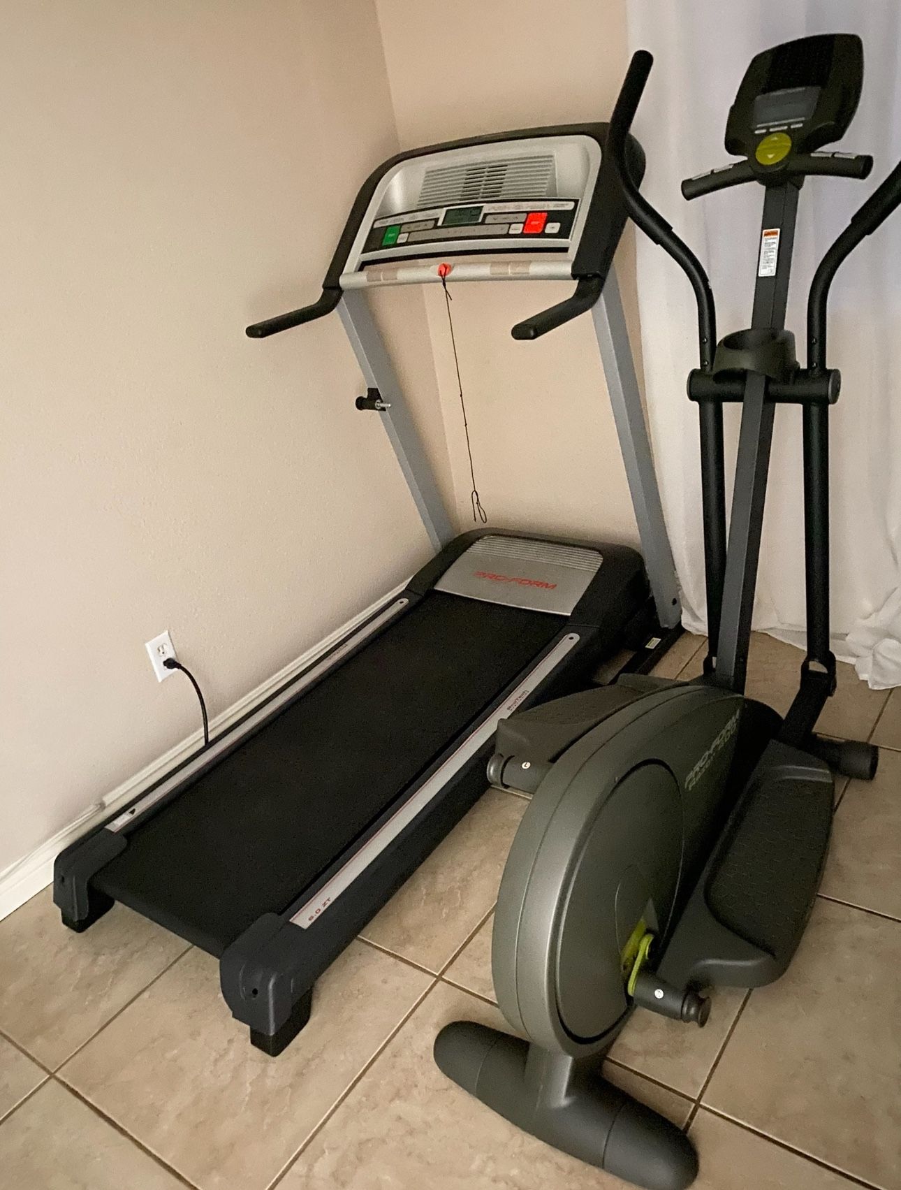 Treadmill And Elliptical