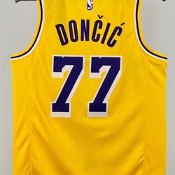 Luka White, Yellow Or Purple Lakers Jersey 