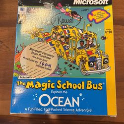 Magic School Bus Explores The Ocean-CD/pc Game