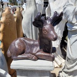 CEMENT DEERE STATUES $45-$65 EACH