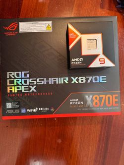 Ryzen 9950x3d and Asus x870e Apex combo