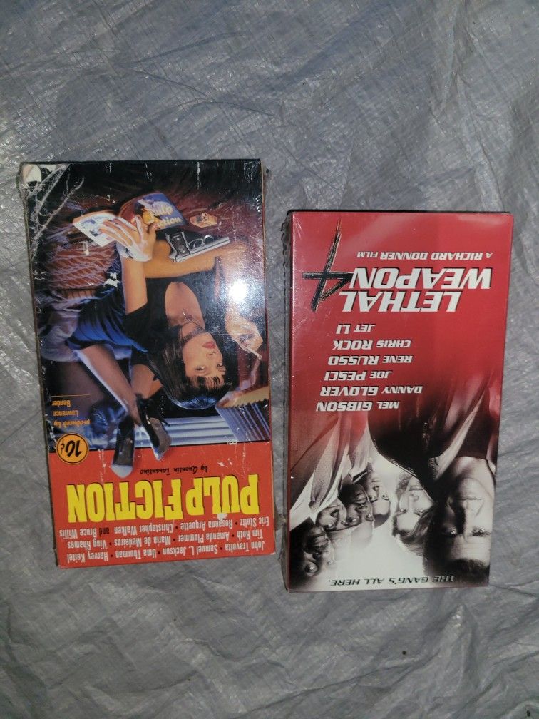 2 Sealed Vhs Tapes