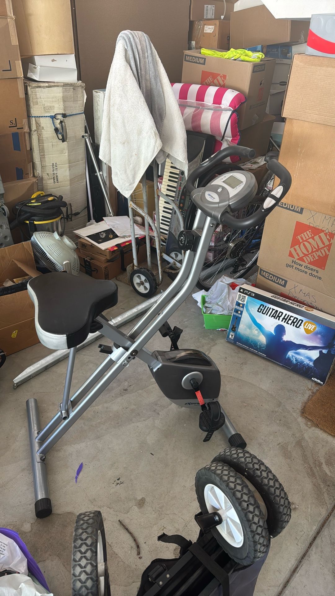 Exerpeutic Foldable Exercise Bike