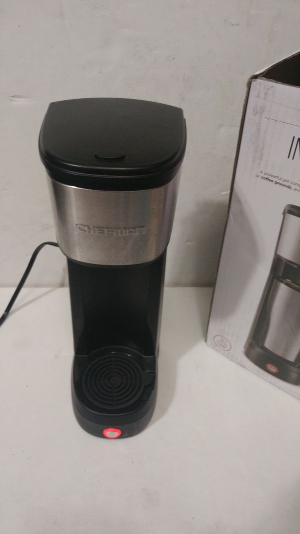 Chefman InstaCoffee Single Serve Coffee Maker Compatible with KCup