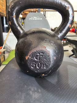 50 lb Kettlebell.   $90