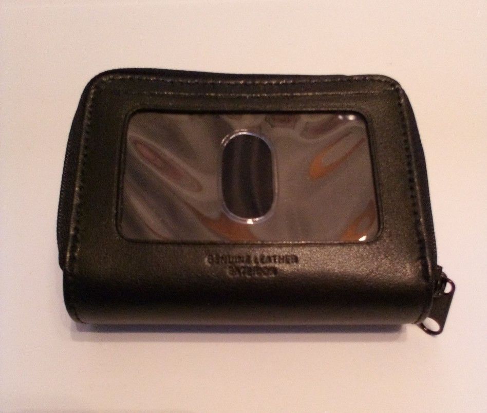 Buxton Genuine Leather Double-Zip Wallet 