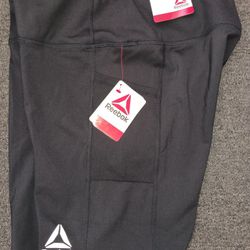 Women's Large Reebok Biker Shorts 