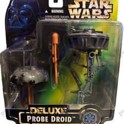 Star Wars 1996 Collection 1 Deluxe Probe Droid With Proton Torpedo And Self-Destruct Exploding Head