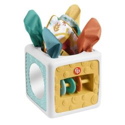 NEW! Fisher-Price Tissue Fun Activity Cube Baby Sensory Crinkle Toys for Newborns