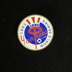 1962 New York Yankees World Series pin Chase Bank.