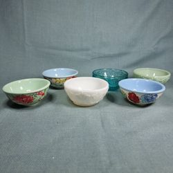 Set of 6 Pioneer Woman 3.1" Dip Bowls Glass
