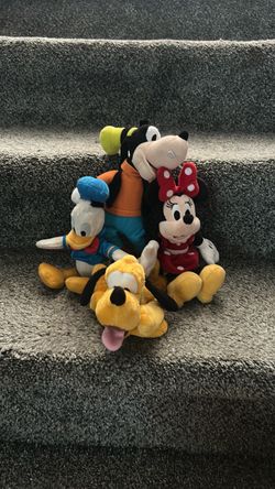 Mickey Mouse plushies