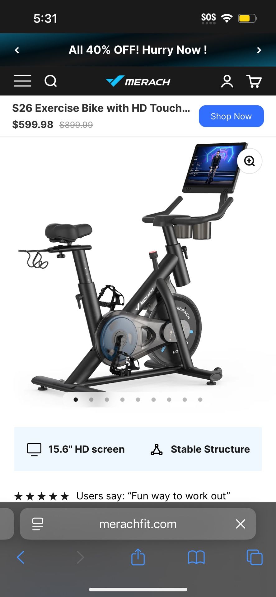 exercise bike MR-S26