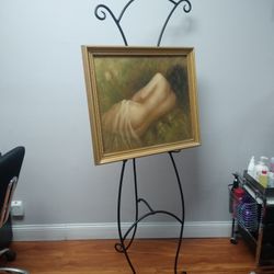 Black Iron Easel