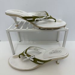 Coach Layne Sandals With Heels Womens Size 11B