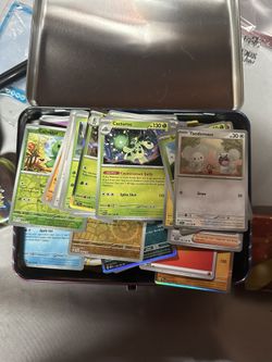 Pokemon Lunch Box Full Of Pokemon Cards